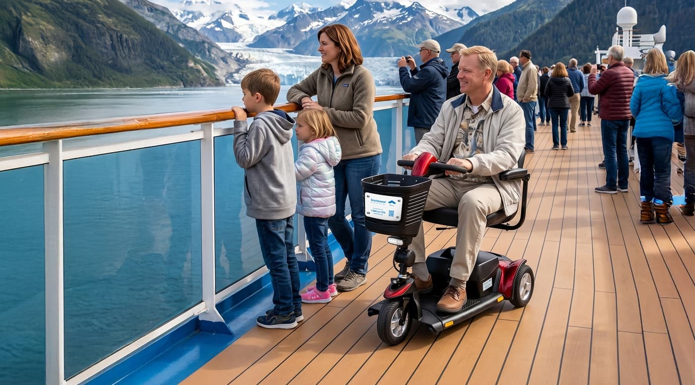 Accessible Cruise Ship Scooter in Alaska